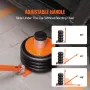 Air Jack 6 ton/13000 lbs pneumatisk jack med øget søjle til