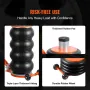 Air Jack 6 ton/13000 lbs pneumatisk jack med øget søjle til