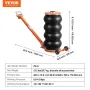 Air Jack 6 ton/13000 lbs pneumatisk jack med øget søjle til