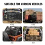 Bagklappen netto pickup truck bagklap net 54 "x 18" justerbart