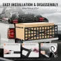 Bagklappen netto pickup truck bagklap net 54 "x 18" justerbart