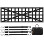 Bagklappen netto pickup truck bagklap net 54 "x 18" justerbart
