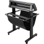 Vinyl Cutter, 720mm Vinyl Plotter, LED Screen Plotter Cutter, Semi-Automatical Built-in Optical Eye, Compatible with SignCut Sof
