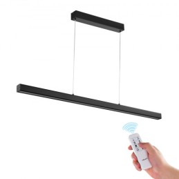 Dimmable Linear Pendant Light 20W 47in LED Linear Light Fixture Remote Control