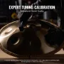 Handpan Drum 55.9 cm 9 Notes D Minor Steel Hand Drum with Mallets for Adult