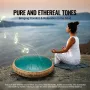 Steel Tongue Drum, 14 in & 15 Notes, Rain Drum for Outside Garden, D Major Key, Tank Drum with 2 Mallets & Carry Bag, Hand Pan D