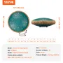 Steel Tongue Drum, 14 in & 15 Notes, Rain Drum for Outside Garden, D Major Key, Tank Drum with 2 Mallets & Carry Bag, Hand Pan D