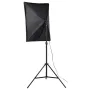 Softbox Lighting Kit 20 i x 28 i 45W 3000-6500k LED-pærer til