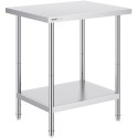 Rustfrit stål Arbejdspræparat Tabel Kommerciel WorkTable Food Prep 24x30x34in