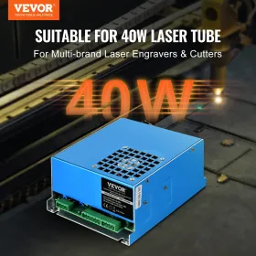 CO2 Laser Power Supply for 40W Laser Tube Laser Engravers and Cutters