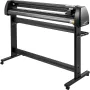 Vinyl Cutter Machine, 53" Vinyl Plotter, LCD Display Plotter Cutter, Three Adjustable Pinch Rollers Sign Cutting Plotter, Vinyl 