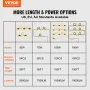 15.24 m Construction String Work Lights 75W 7500LM Connectable Waterproof