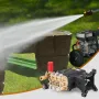 Pressure Washer Pump, 25.4 mm(1") Shaft Horizontal Triplex Plunger, 276 bar(4000 PSI), 15 L/min(4.0GPM), Replacement Power Washe