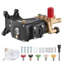 Pressure Washer Pump, 25.4 mm(1") Shaft Horizontal Triplex Plunger, 276 bar(4000 PSI), 15 L/min(4.0GPM), Replacement Power Washe