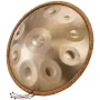 Handpan Drum 55.9 cm 10 Notes D Minor Hand Drum Instrument with Mallet