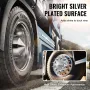 Rear Front Axle Wheel Covers, Spiked Axle Cover for Semi Truck, ABS Rust-Resistant Lug Nut Covers, Universal Fit, Installation T