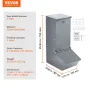 Hog Feeder, 2.2 Bushel Capacity, Single Door Pig Feeder, Heavy Duty Steel Piglets Feeder, Multipurpose Trough Creep Feeder, Outd
