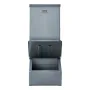 Hog Feeder, 2.2 Bushel Capacity, Single Door Pig Feeder, Heavy Duty Steel Piglets Feeder, Multipurpose Trough Creep Feeder, Outd