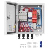 Solar PV Combiner Box 4 String 15A til solcellepanel System Steel Case IP65