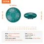 Steel Tongue Drum, 12 in & 13 Notes, C Major Steel Drum for Outside Garden, with 2 Mallets & Carry Bag, Hand Pan Drum Percussion