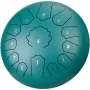 Steel Tongue Drum, 12 in & 13 Notes, C Major Steel Drum for Outside Garden, with 2 Mallets & Carry Bag, Hand Pan Drum Percussion