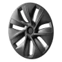Wheel Rim Cover Hubcaps, 19 in, 2020-2023 Model Y Fully Fit Hubcap with Snap, Guard Tape & Valve Nozzle Hole, ABS & PC Hubcap wi