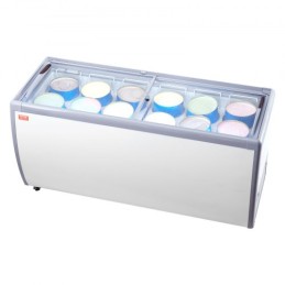567 L Kommerciel is Display Case Gelato Dipping Freezer Cabinet