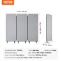 2ft Room Divider 3 Panels Pet Polyester SoundProof Privacy
