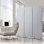 2FT Room Divider, 3 Panels PET Polyester Soundproof Room Screen, Folding Privacy Divider Portable Partition Divider for Room Sep