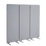 2ft Room Divider 3 Panels Pet Polyester SoundProof Privacy