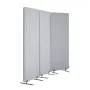 2FT Room Divider, 3 Panels PET Polyester Soundproof Room Screen, Folding Privacy Divider Portable Partition Divider for Room Sep