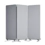 2ft Room Divider 3 Panels Pet Polyester SoundProof Privacy