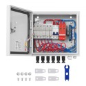 Solar PV Combiner Box 6 String 15A til solcellepanel System Steel Case IP65