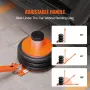 Air Jack, 5 Ton/11000 lbs, 4-10 S Pneumatic Lifting Jack with Heightened Column & Adjustable Handle, Easy-to-Lift & Space-Saving