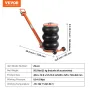 Air Jack 5 ton/11000 lbs pneumatisk jack med øget søjle til