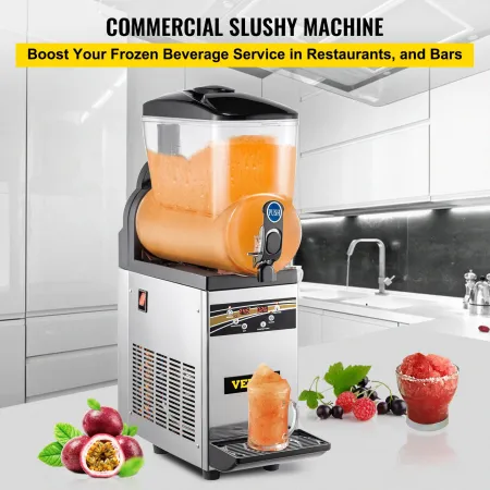 Kommerciel slushy ismaskine, 1 x 15 L kommerciel slush
