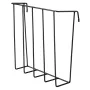 Livestock Hay Feeder, 24 Gallons Large Capacity, Heavy-Duty Steel Goat Hay Rack, 27'' Long Wall Mounted Horse Hay Holder, Multip