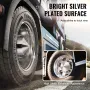 Rear Axle Wheel Covers, Spiked Axle Cover for Semi Truck, ABS Electroplate Rust-Resistant Lug Nut Covers, Universal Fit, Install