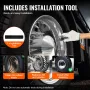 Bagakselovertræk Combo Kit Abs Lug Nut Covers med