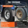 Bagakselovertræk Combo Kit Abs Lug Nut Covers med