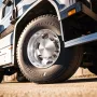 Rear Axle Wheel Covers, Spiked Axle Cover for Semi Truck, ABS Electroplate Rust-Resistant Lug Nut Covers, Universal Fit, Install