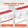 Ceiling Curtain Track Set, 9.9 FT/3 Meter, Self Adhesive, No Drill Ceiling Track System for Curtains, Room Divider Curtain Track