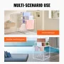 Towel Rack, 8 Bars Outdoor PVC Towel Holder, Freestanding Pool Towel Hanger Stand Next to Hot Tub, Outdoor Indoor Quilt Drying R