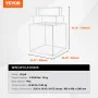 Towel Rack, 8 Bars Outdoor PVC Towel Holder, Freestanding Pool Towel Hanger Stand Next to Hot Tub, Outdoor Indoor Quilt Drying R