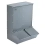 Hog Feeder, 3.7 Bushel Capacity, Double Door Pig Feeder, Heavy Duty Steel Piglets Feeder, Multipurpose Trough Creep Feeder, Outd
