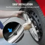 16 "Wheel Rim Cover Hubcaps Sæt med 4 Robust Hubcap til al