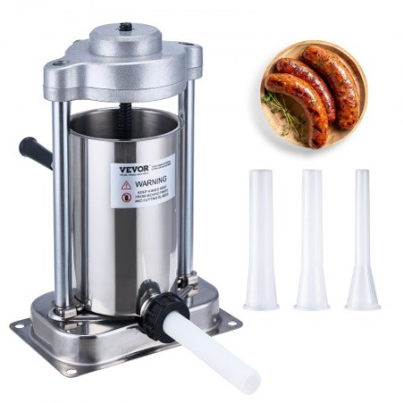 Manual Sausage Stuffer 2 L Vertical Sausage Machine 304 Stainless Steel
