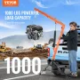 Hydraulic Pickup Truck Crane Hoist Crane 1000 lbs 360Â° Swivel Hoist Lift