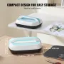 Heat Press Machine, 12 x 10 inches Portable Heat Press, Dual-Tube Even Heating, Heat Transfer Machine with Precise Temp Control 
