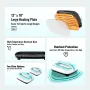 Heat Press Machine, 12 x 10 inches Portable Heat Press, Dual-Tube Even Heating, Heat Transfer Machine with Precise Temp Control 